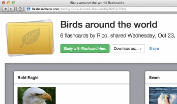 look at flashcard hero files